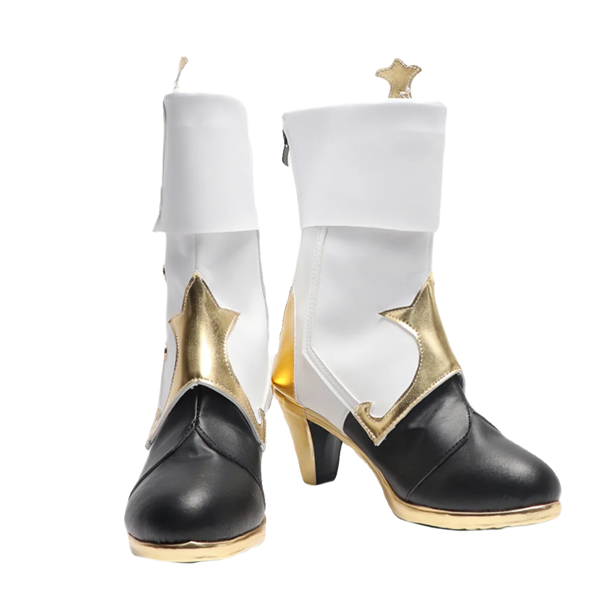 Genshin Impact-zapatos de Cosplay Clorinde para hombre y mujer, botas, peluca, juego de rol Fontaine, Carnaval de Halloween, traje de fiesta