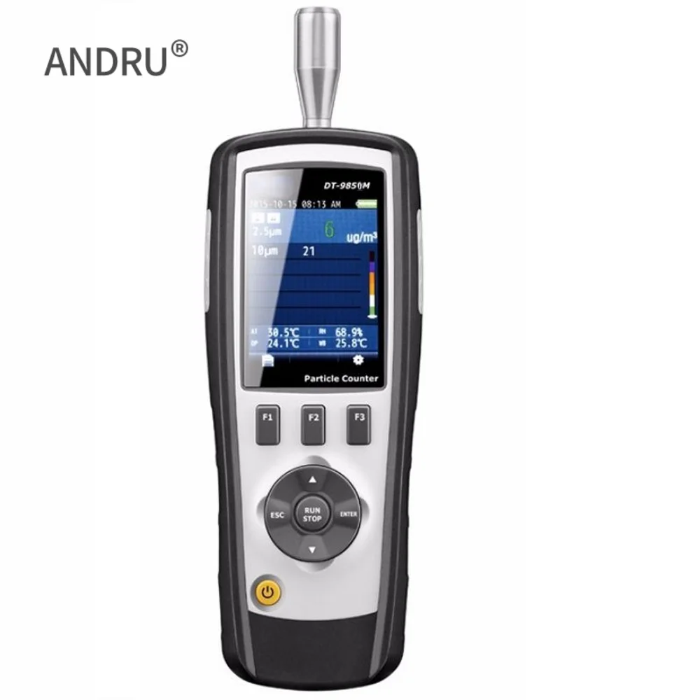 

DT-9850M Профессиональный портативный воздушный лазер PM0.3,PM2.5,PM10um