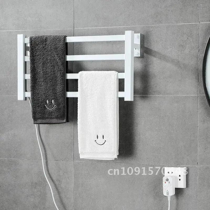 Bathroom Acessories Electric Towel Dryer Rack 115℉-155℉，45℃-70℃ 1-24H Smart Towel Dryer Warmer Bathroom Towel Rail