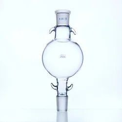 50/100/250mL Liquid Storage Ball Chromatography Reservoir Flask 24/29 Ground - In Mouth Borosilicate 3.3 Glass Chemistry Labware
