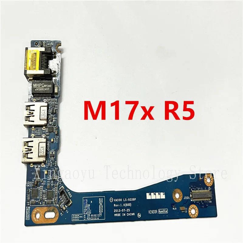 

Original M17x R5 LAN Port USB Board LS-9339P 0WH486 WH486 100% Perfect Test