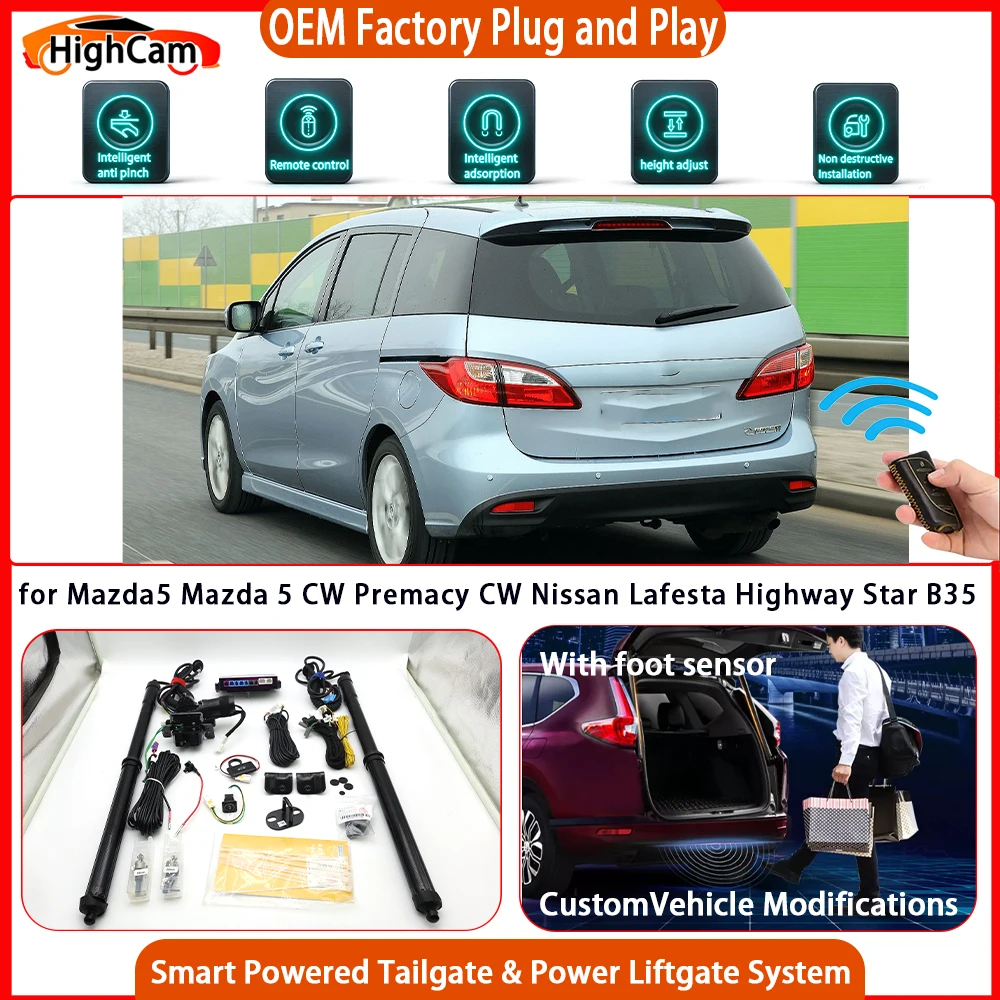 for Mazda5 Mazda 5 CW Premacy CW Nissan Lafesta Highway Star B35 Smart Powered Tailgate Power Liftgate Tailgate Power Lift Gate