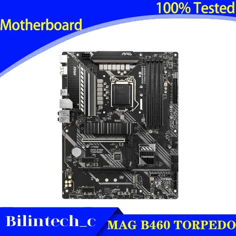 WYORESY FOR MSI MAG B460 TORPEDO Motherboard Supports 10600KF 10700 DDR4 128GB LGA1200