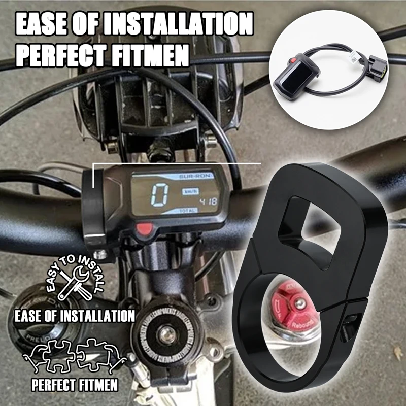 Motorcycle for Sur Ron X Light Bee for Segway X260 X160 Digital CNC Display Relocation Bracket Electric Protector Dirt Bike Part