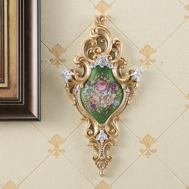 European lace vintage wall hanging entrance creative wall decoration decoration pendant home TV background wall flower and bird