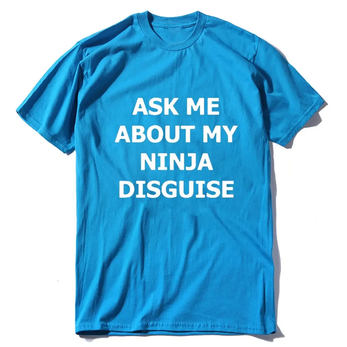 S-3XL womens Ask Me about My Ninja Disguise Flip T Shirt Funny Costume Graphic New Cotton T-Shirt Humor Gift Women Top Tee