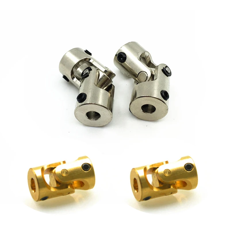 AXSPEED Motor Shaft Gimbal Connector RC Boat Car Metal Joint Coupling Cardan Joint 3/3.17/5/6/8mm For RC Car Boat Toy Parts