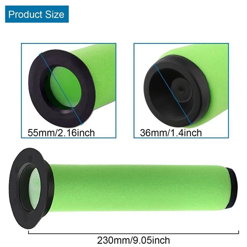 Peças de reposição do filtro para Gtech AIRRAM, Mk2, K9, sem fio Aspirador Acessórios