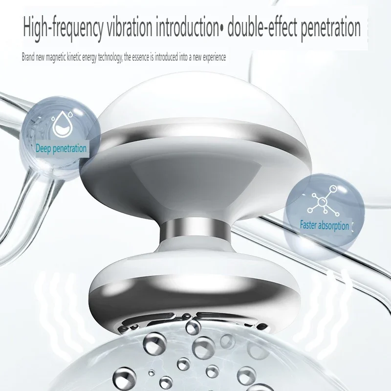 Elektrisch gezichtsschoonheidsapparaat, ultrasone hoogfrequente trillingen reinigt diep, maakt de huid wakker, gezichtsverzorging, AAA-batterij ML-051