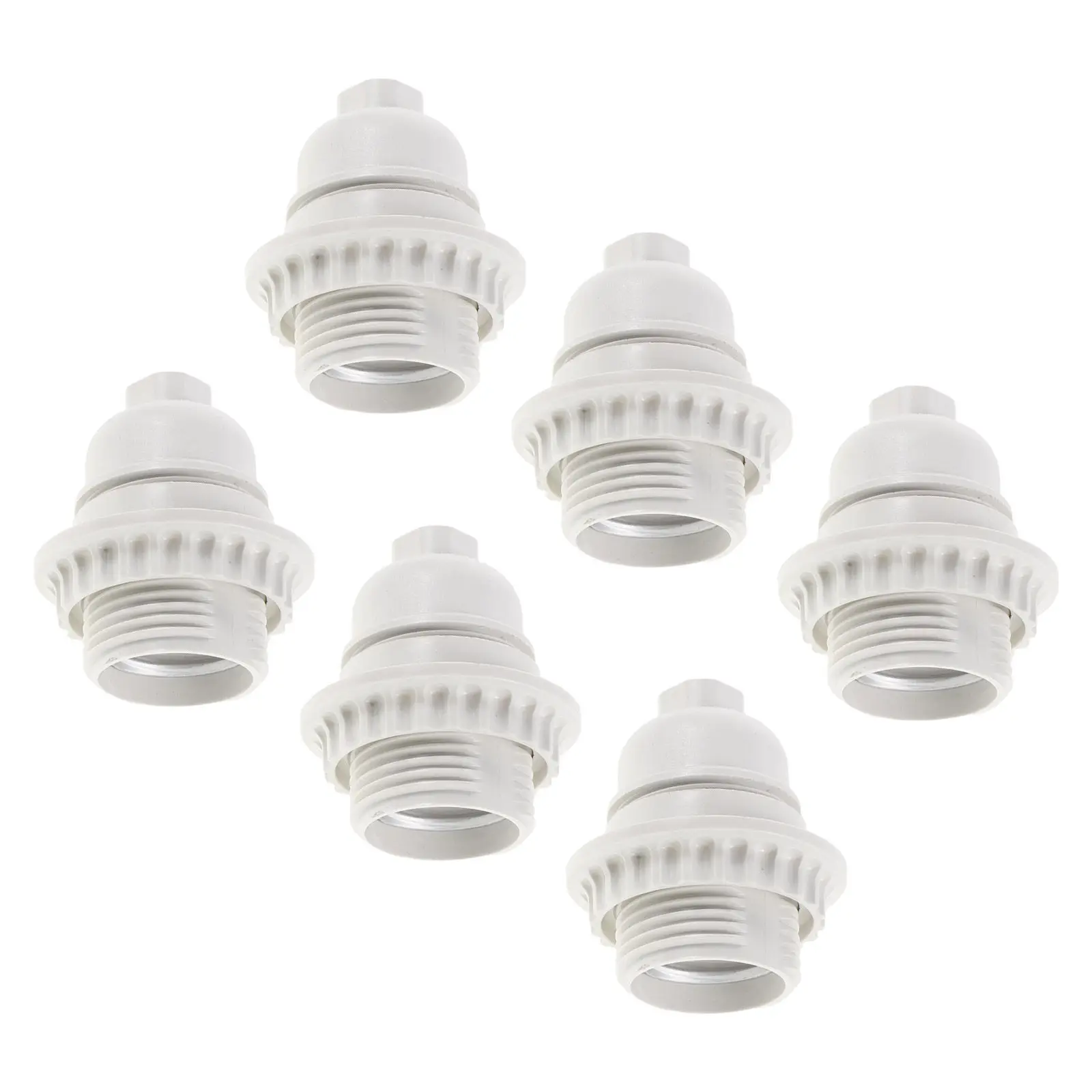 

Набор из 6 шт. стандартных американских патронов для ламп E26 из бакелита с резьбой, сменные основания для подвесных и настольных светильников