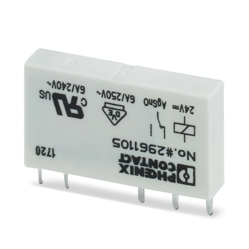 2961105/2961121 REL-MR- 24DC/21-Single Unit Relay Plug-in Miniature Power Relay Genuine Original Product
