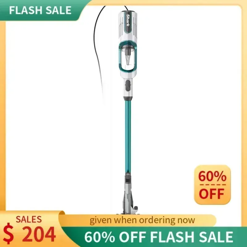 PMD4-Shark HZ251 فرشاة ذاتية التنظيف خفيفة الوزن، مثالية، تتحول إلى مكنسة يدوية، مصابيح أمامية LED، شق الحيوانات الأليفة،