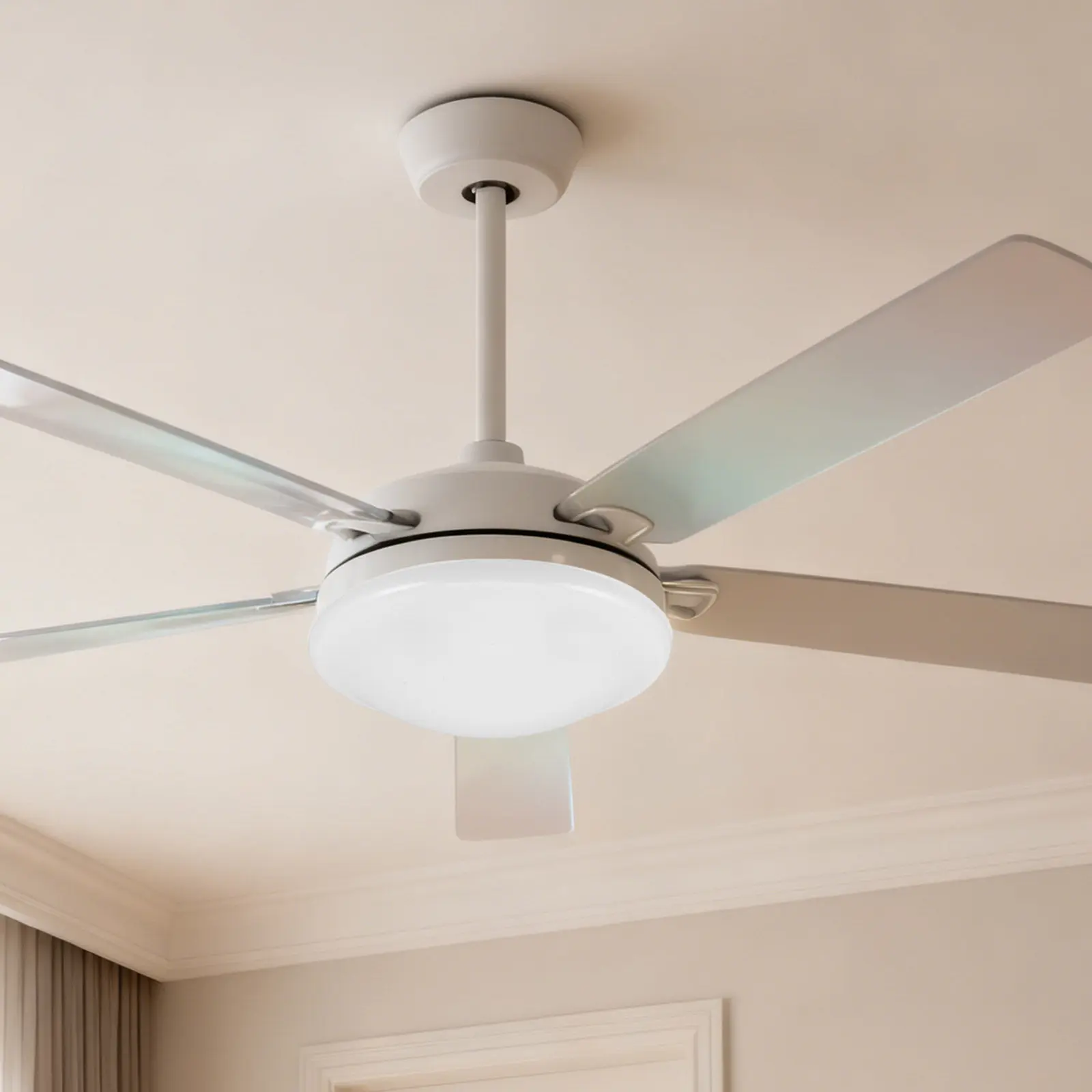 Ceiling Fan Lamp Shade Acrylic Replacement 10 Od Mushroom Cover 8-7-16 Fitter Frosted Light Diffuser Home Office