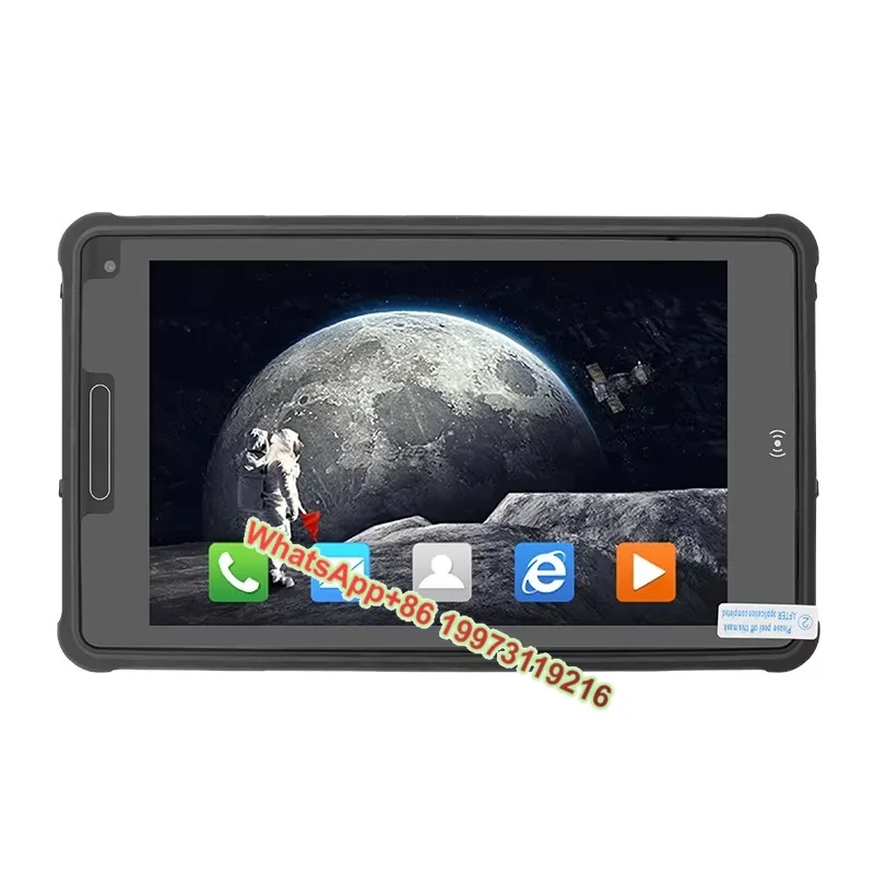 

8-дюймовый прочный планшет на базе Android с сенсорным экраном процессора MTK8788, 8 ГБ, 256 ГБ, варианты NFC, аккумулятор 10000 мАч, промышленный планшет