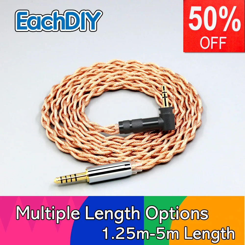 

Graphene 7N OCC Shielding Coaxial Mixed Earphone Cable For Fostex T50RP Mk3 T40RP Mk2 T20RP Mk2 Dekoni Audio Headphone LN008489