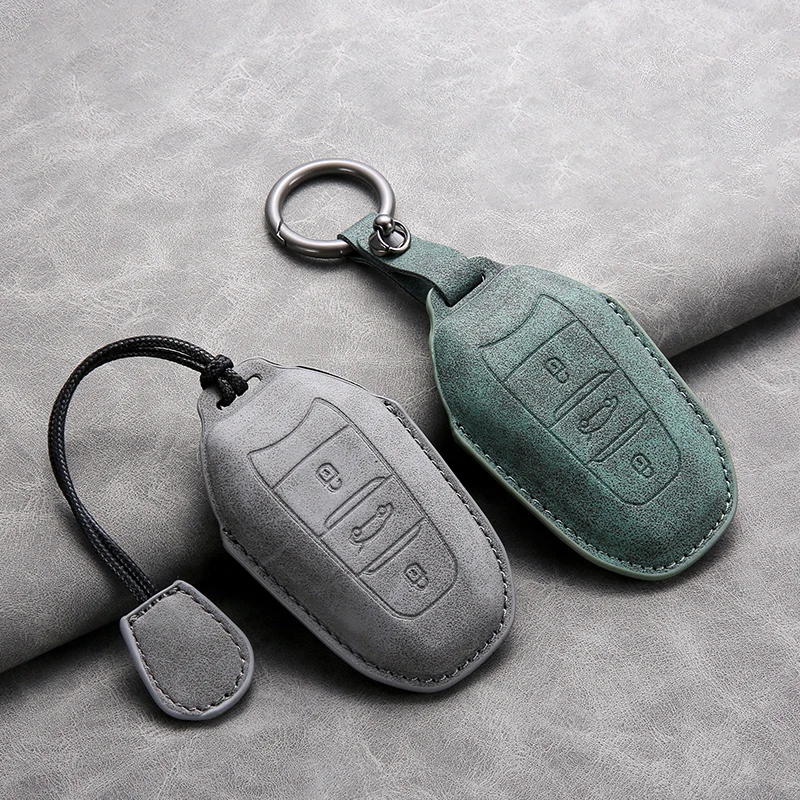 Car Key Case Cover Shell For Peugeot 308 408 2008 3008 4008 5008 Citroen C4 C4L C6 C3-XR Picasso DS3 DS4 DS5 Key Accessories