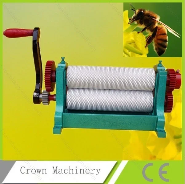 Bees wax foundation machine 86*310mm Beeswax Embossing Machine Beeswax Stamping Machine Beeswax Comb Foundation Sheet Rollerc