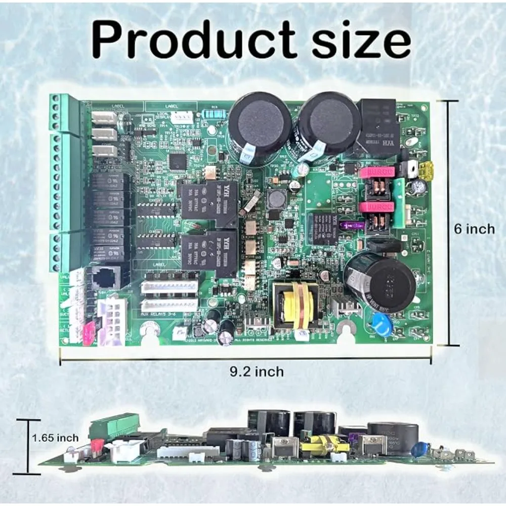 Main Printed Circuit Board GLX‑PCB‑PRO, Replacement Control PCB Compatible With PL‑P‑4 Pool System Controller Board