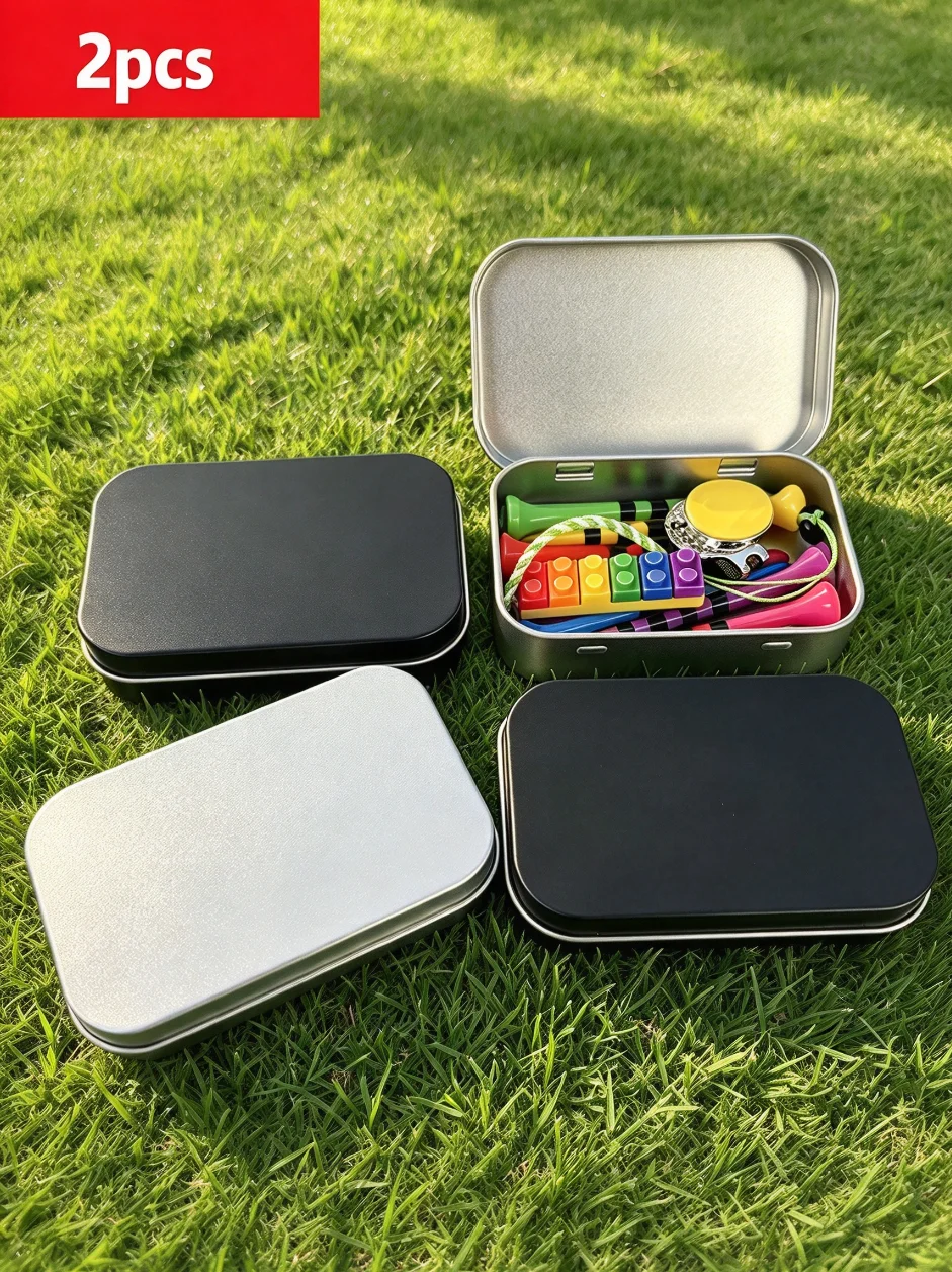 2Pcs Portable Golf Tee Storage Case, Golf Accessories Organizer, Perfect Golf Gift for Golfers. Lightweight Design for Golf Cour