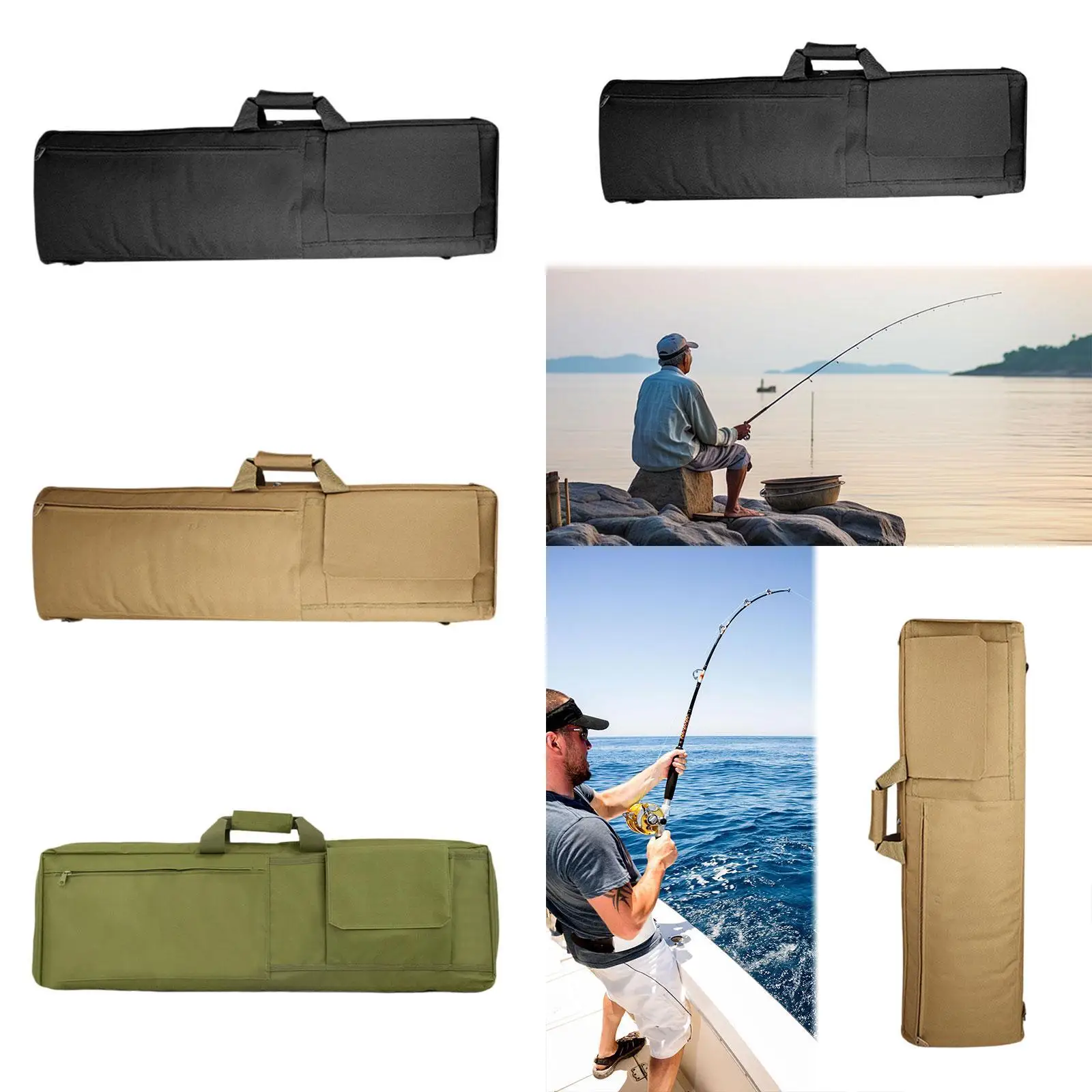 Fishing Rod Bag Fishing Rod Bag Pole Holder Backpacking Pole Storage Case Convenient Fishing Tackle Carry Case Rod Holder