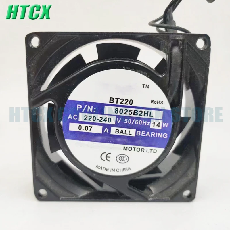 

New BT8025B2HL Axial Flow Fan AC Cooling Fan 8025B2HL Ball Bearing (220V)