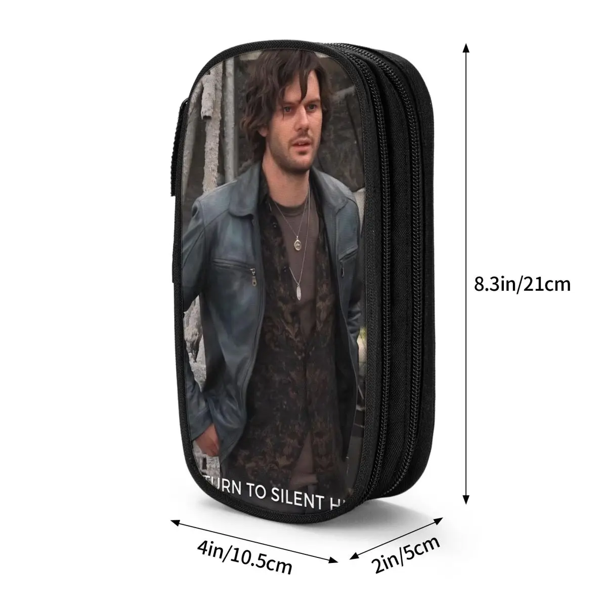 متعة العودة إلى سايلنت هيل فيلم 2026 مقلمة مقلمة حامل قلم للفتيات الفتيان حقيبة تخزين كبيرة مكتب هدية القرطاسية #3