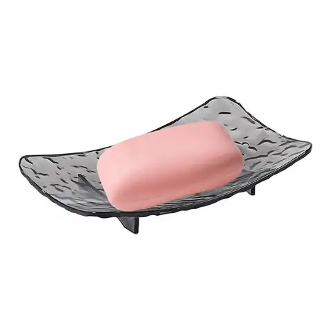 Soap Box container Bar Soap Holder Drain Bathroom Soap Box Non Slip Base Countertop Punch Free Soap Holder For Bathroom