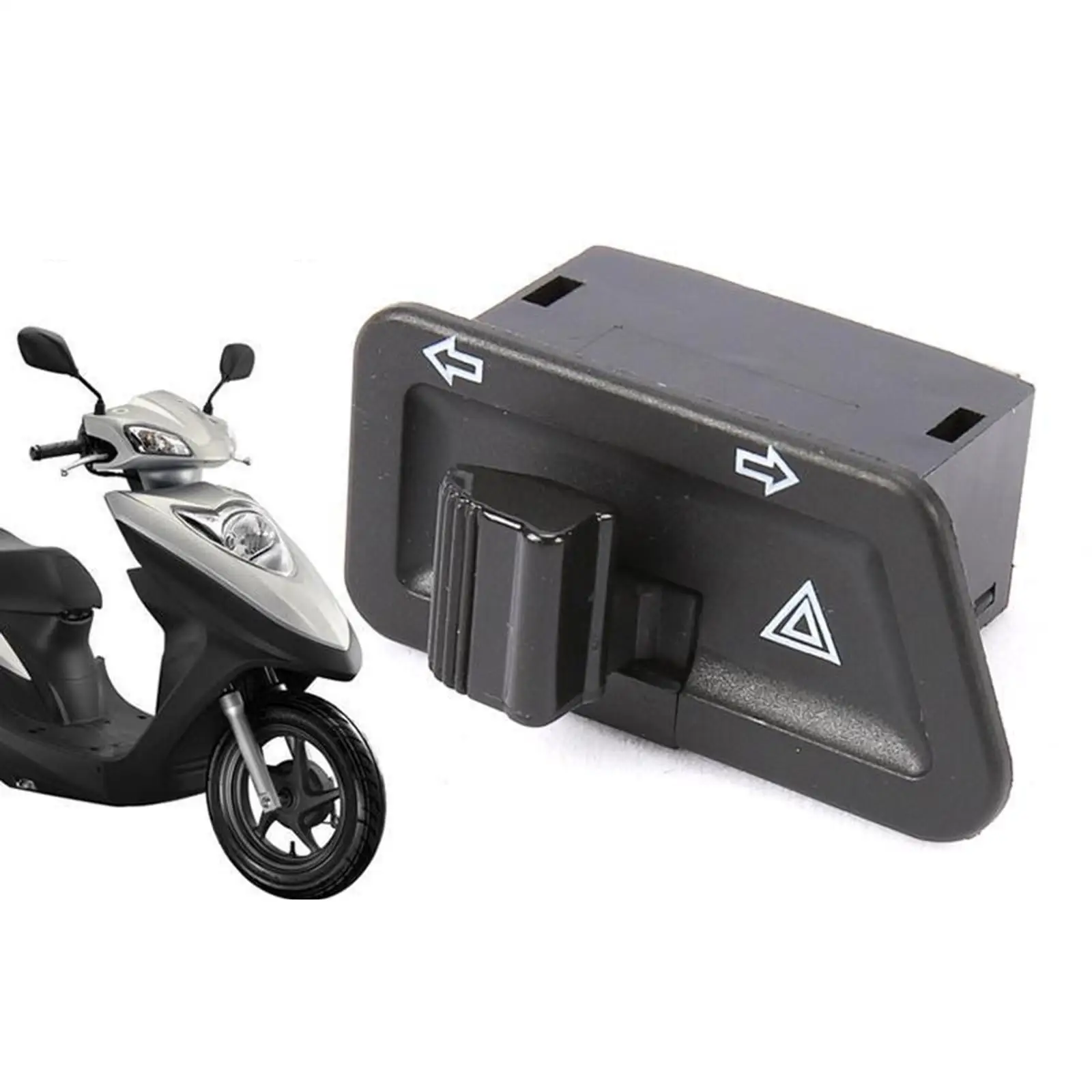 

Turn Switch Button Double Flash Light Button 3 Pin for Gy6 50cc 125cc Scooter Spare Parts Replace Accessories