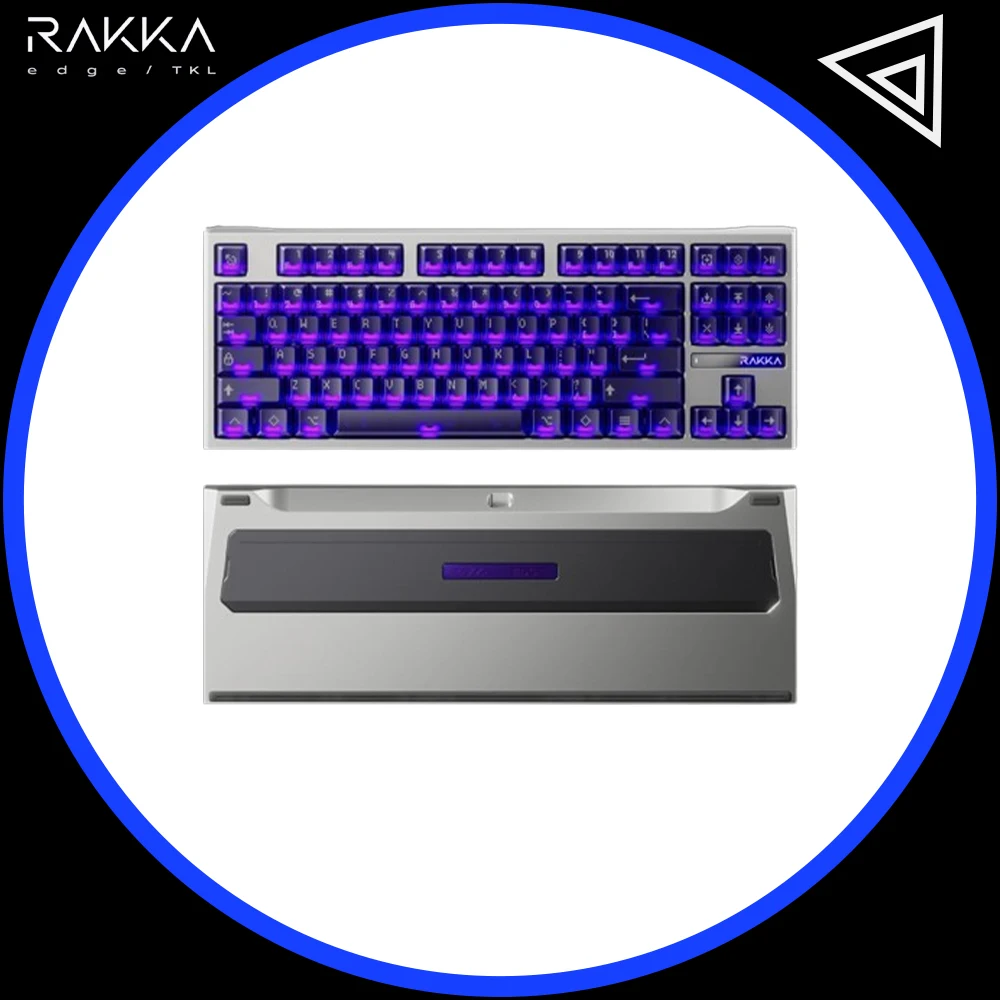 

RAKKA 80-крайная клавиатура с магнитным переключателем, механическая клавиатура Type-c, проводная игровая клавиатура, горячая замена, индивидуальные аксессуары для ПК, подарки