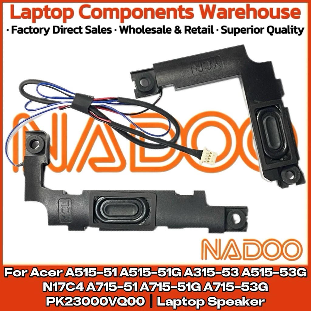 New Original Laptop Speaker Built-in Horn For Acer A515-51 A515-51G A315-53 A515-53G N17C4 A715-51 A715-51G A715-53G PK23000VQ00