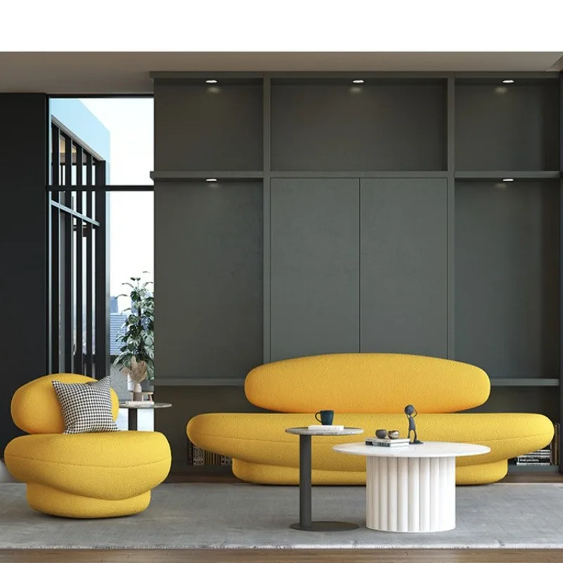 Negotiate sofa beauty salon creative special-shaped double Internet celebrity clothing wedding shop small sofa