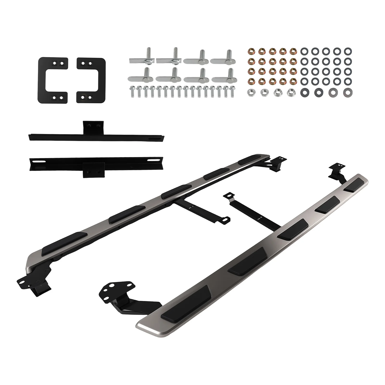 Side Step Pair for Audi Q7 15-23 4M 4MB Running Board Non-Slip Protection Bars