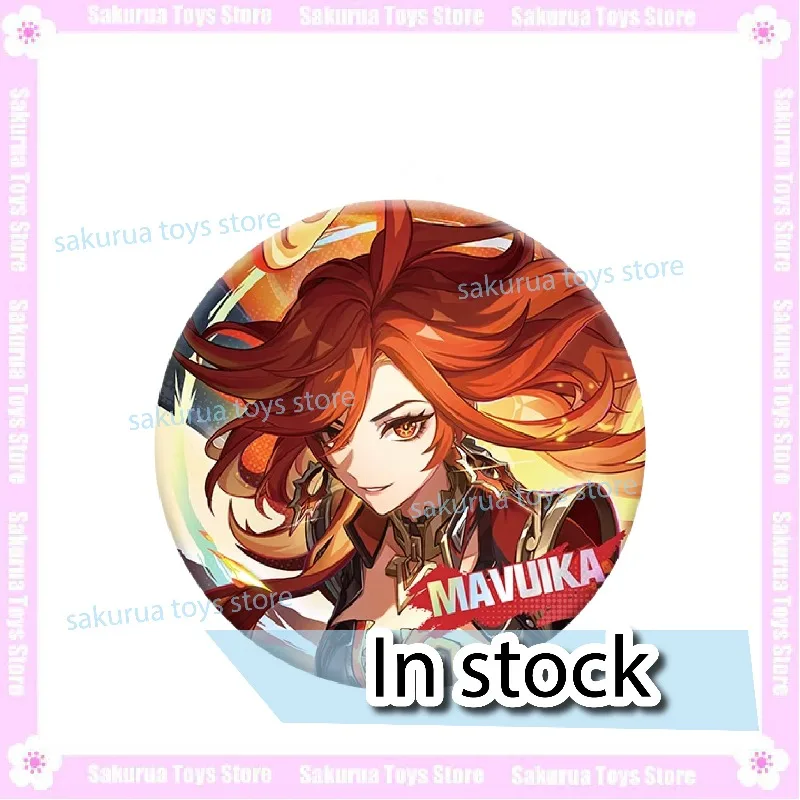 

In Stock Genshin Official Genshin Theme Series Character Badge Genshin Action Doll Collection Gifts
