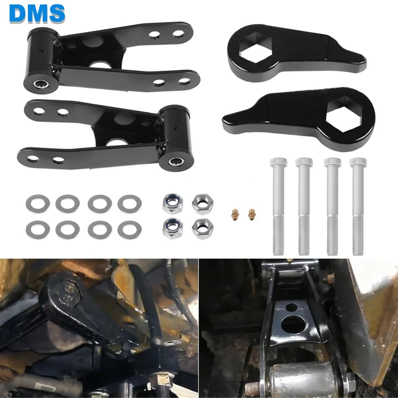 Kit de Elevación de Nivelación de 3 Pulgadas Delanteras y 2 Pulgadas Traseras para Ford Ranger 4X4 de 1998-2011 y para Modelos 2WD Edge y Sport, Suspensión de Barra de Torsión