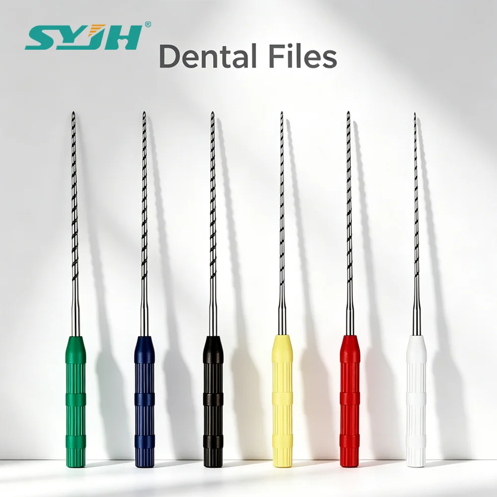 

6Pcs/Box Dental Tools Root Cannal Ultrasonic Files 19-22mm Stainless Steel Endodontic Instruments Dentist Dentistry Odontologia