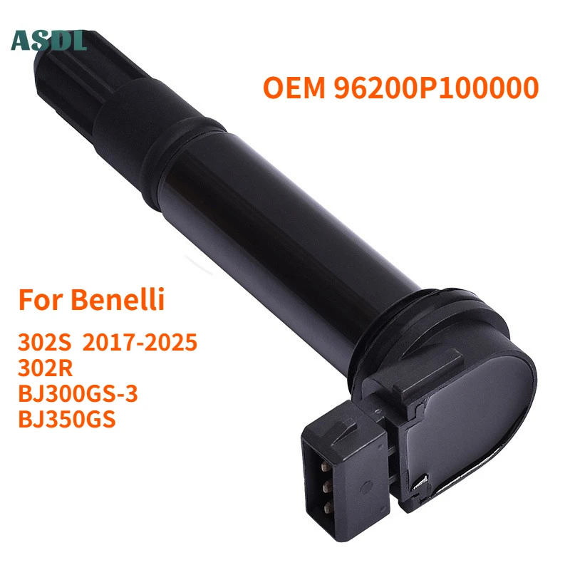 

Motorcycle Ignition Coil Spark Plug Caps for Benelli 302S 2017-2025 302R BJ300GS-3 BJ350GS BJ 300 96200P100000 High Pressure Cap