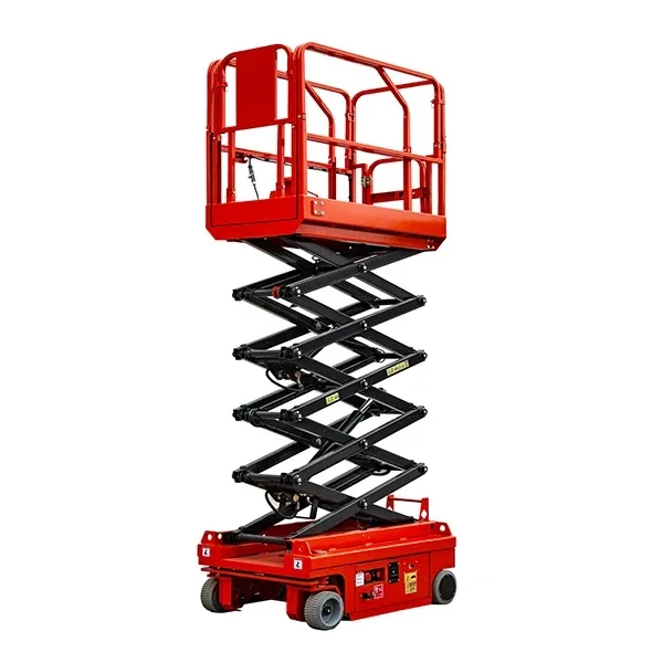 Compact Electric Self-Propelled Narrow Scissor Lift Mobile Lightweight Hydraulic Scissor Lift PLC Core Available Sales