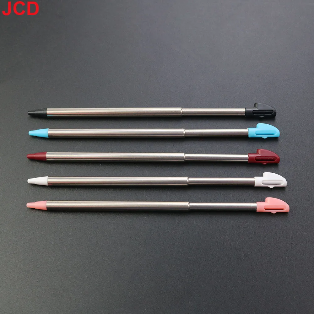 JCD 1pcs Multi-Color Plastic & Metal Touch Screen Pen Stylus Portable Pen Pencil Touchpen Set For 3DS XL LL