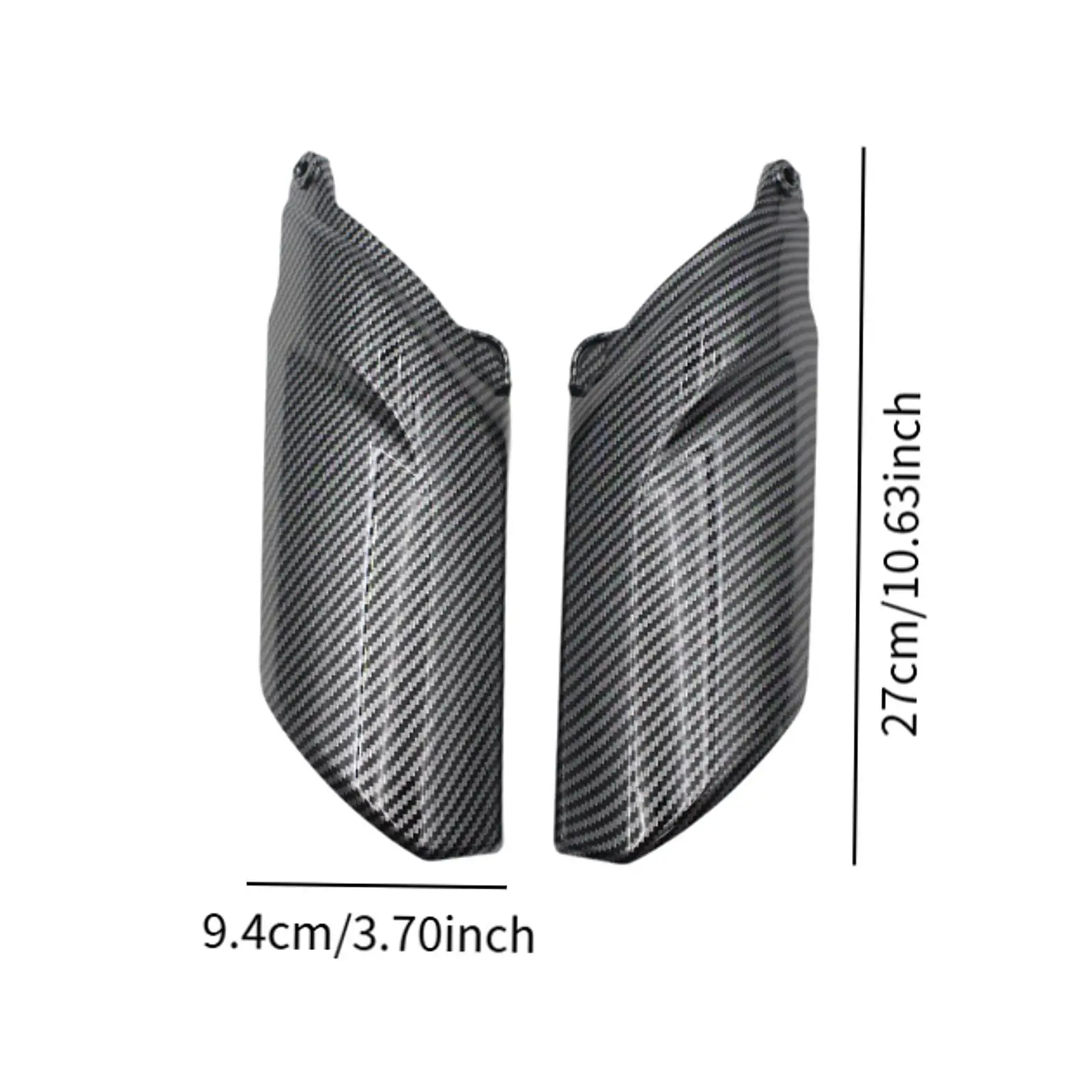 غطاء شوكة الصدمات الأمامي للدراجة النارية ، مجموعة غطاء الشوكة السفلية ، حامي أسود 1 زوج لملحقات er6N 2012-2016 الاحترافية