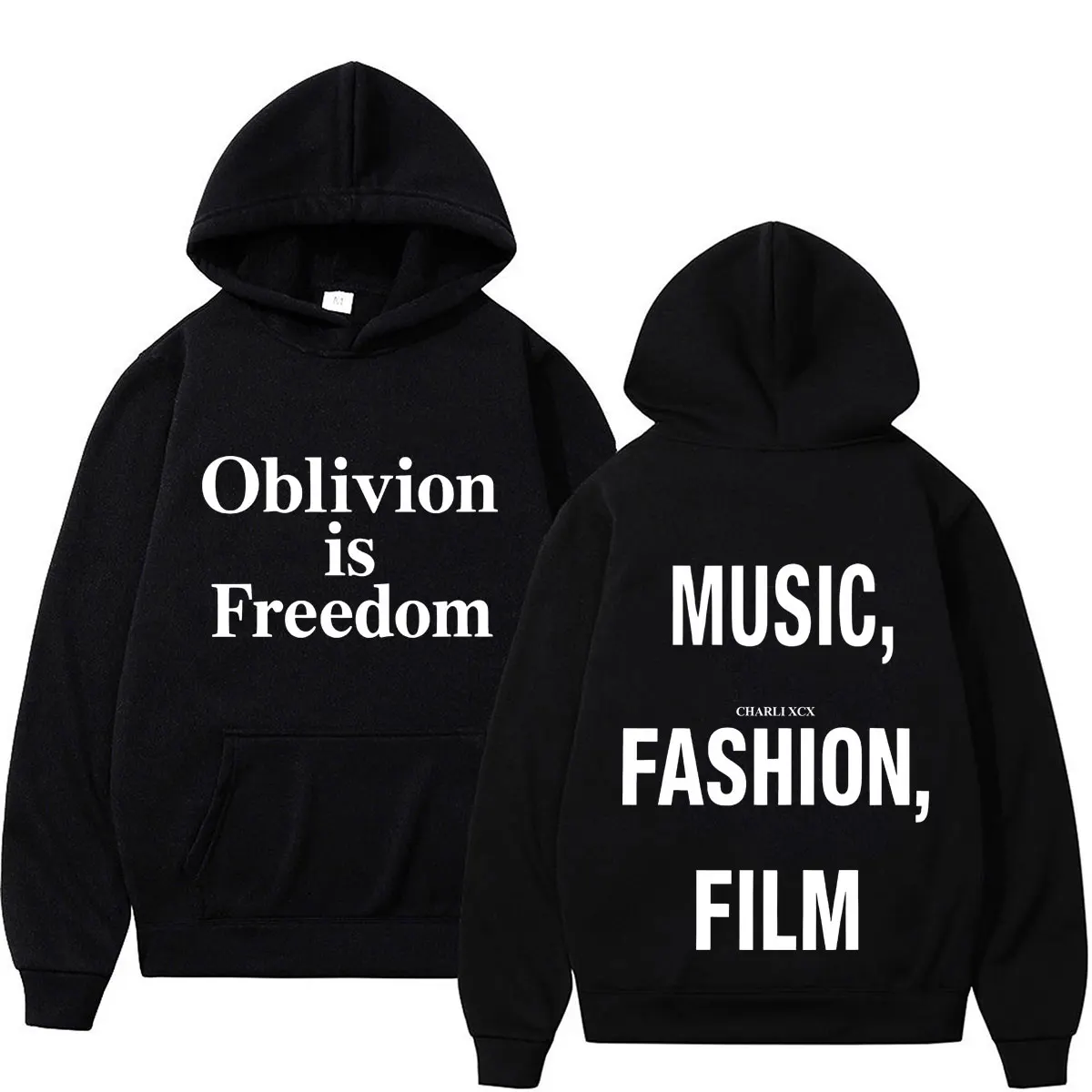 CHARLI XCX Album Musik, Mode, Film Tour 2026 Print Hoodie Herren Damen Mode Pullover Lässiger Hip-Hop Sweatshirt Fan Geschenke – Detail 2