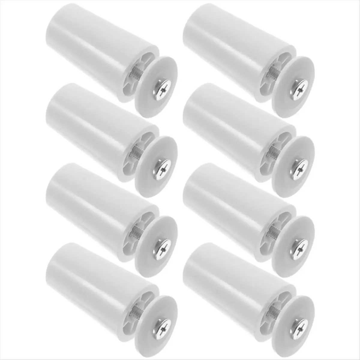 A78I 8pcs White Blinds Stops Curtain Blinds for Window Buffer Stopper Roller Shutters Roll Up Repair Parts