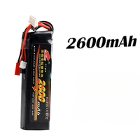 1-2pcs 11.1V 2600mAh 8C 3S Li-Poly RC Battery for Walkera DEVO 7 DEVO 10 DEVO12E F12E WFLY9 RadioLink AT9 AT10 Transmitter