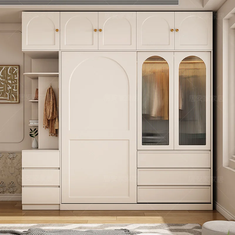 Storage Organizer Wardrobe Dressers Cabinet Wooden Living Room Wardrobe Cupboard Luxury Closets Abiertos Bedroom Furniture