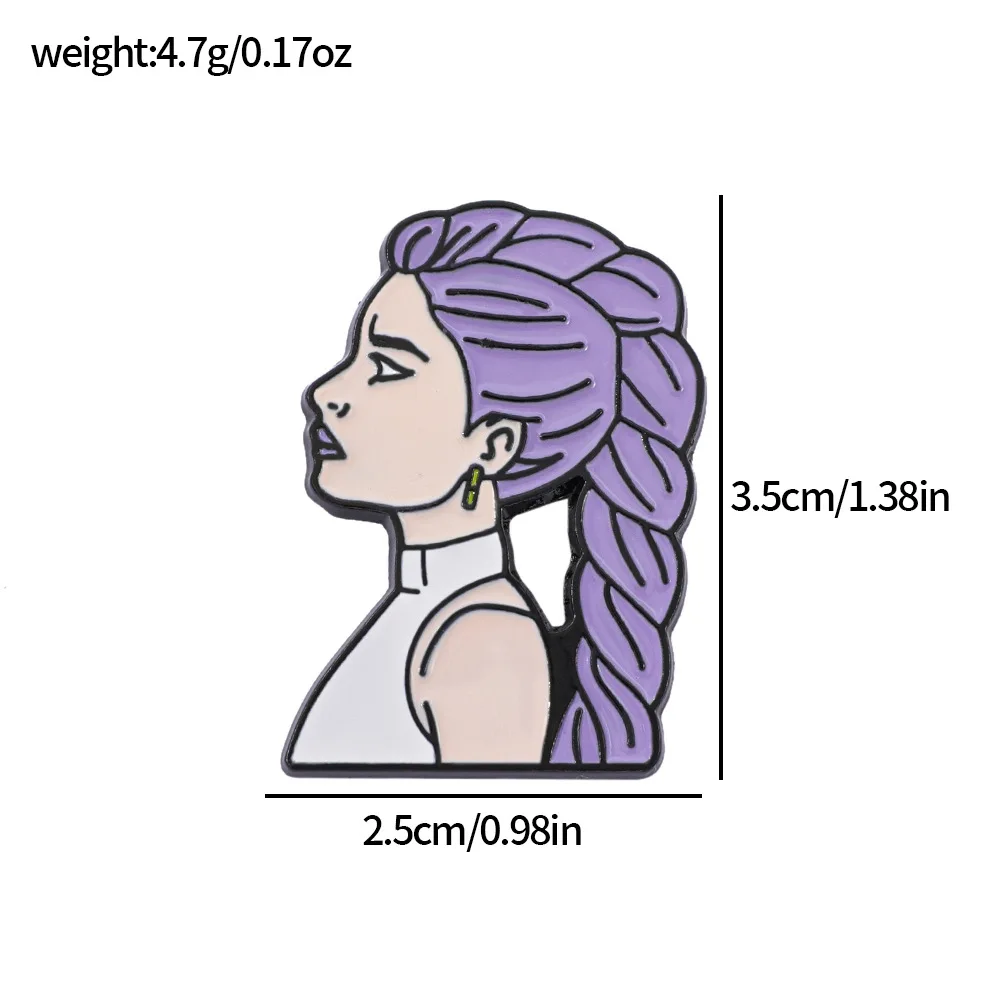 8 Uds. Broche de cazador de demonios Kpop de dibujos animados de Anime Rumi, Pin esmaltado creativo, mochila, joyería para ropa, insignia de Metal, accesorios de regalo