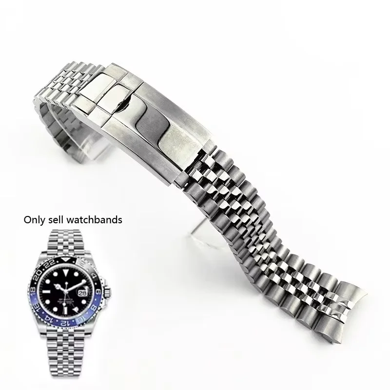 Pulsera de reloj para Rolex DAYTONA SUBMARINER SUP GMT DATEJUST, accesorios de reloj de acero inoxidable para hombre, cadena de correa de reloj