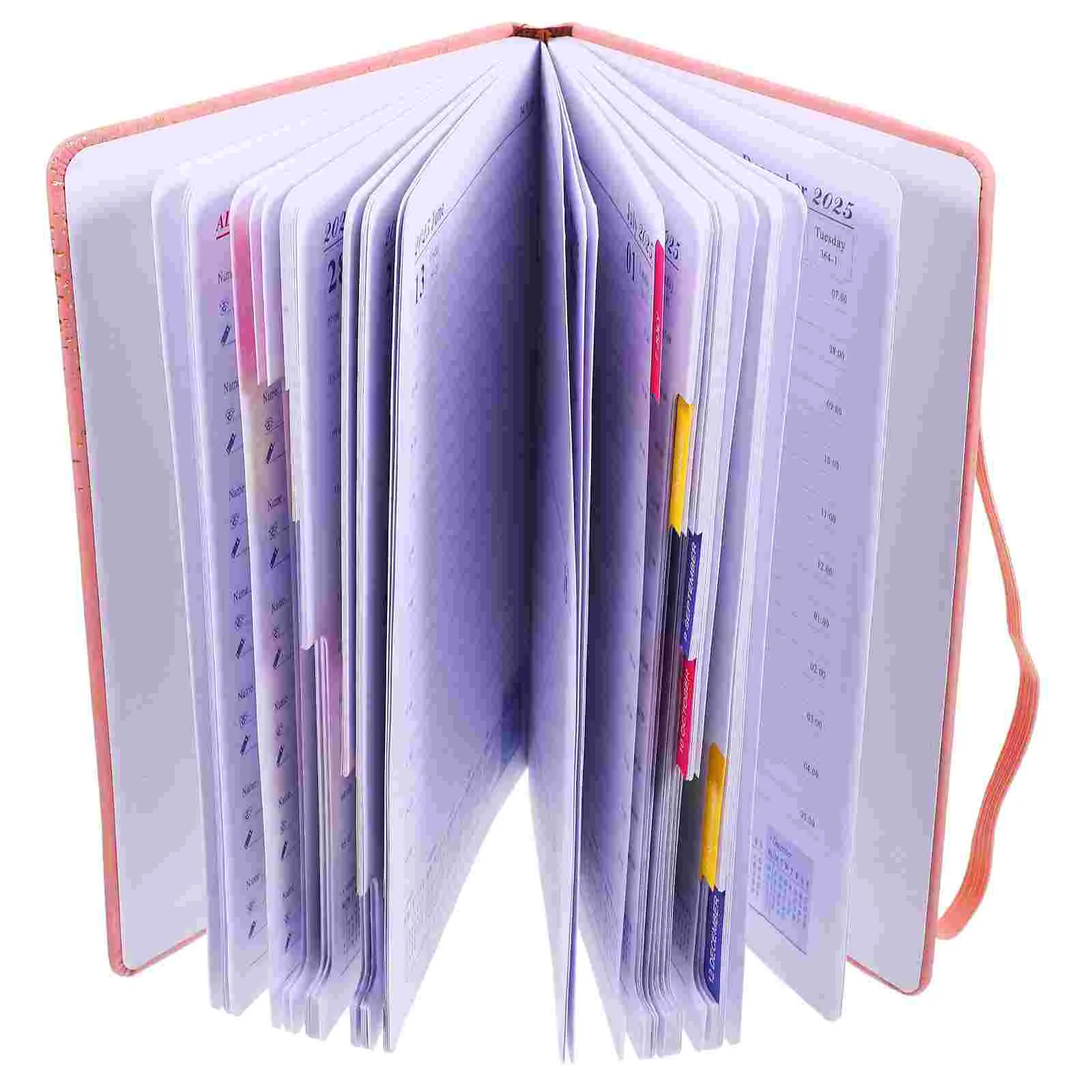 

2025 Schedule Planner Daily The Notebook Business Planning Convenient Academic Agenda Notepad Wear-resistant Journal Diary Mini