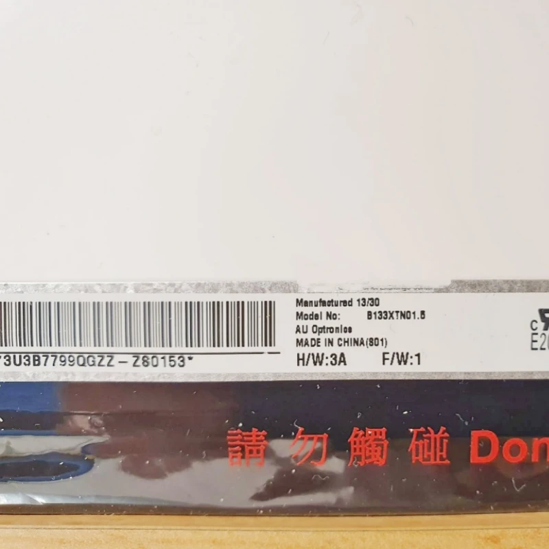 B133XTN01.5 13.3 Inch Laptop Matrix Panel For Samsung NP905S3G 915S3G 40 Pins 1366*768 LCD Display Screen Replacement