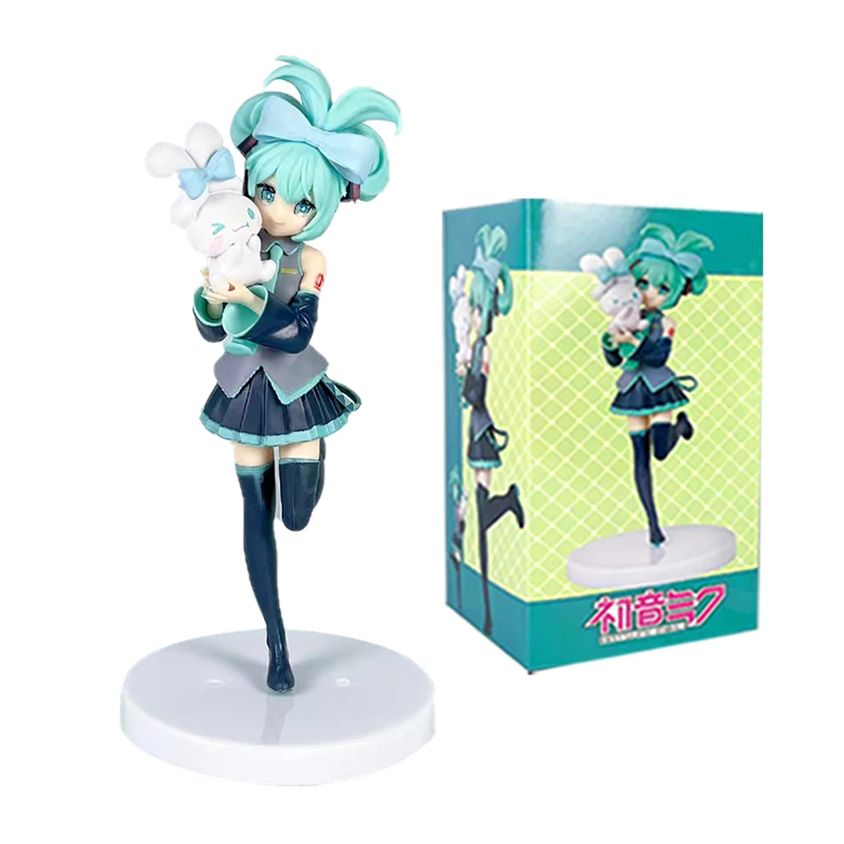 Anime Hatsune Miku doll model cartoon cute Kawaii Toys decoration suitable for car dashboard decoration cute holiday gift image 4