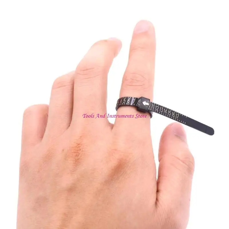 Strumento dimensionamento anello bobina Uksize US Misurazioni dimensioni Ring Sizer Accessorio inserto C7AC