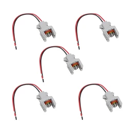 5 PCS 2 Pin 1.5mm Waterproof Automotive Connector Fuel Diesel Injector Fuel Rail Plug T15 10811963 240PC024S8014 DJ7026-1.5